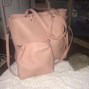 Brand new never used blush handbag
